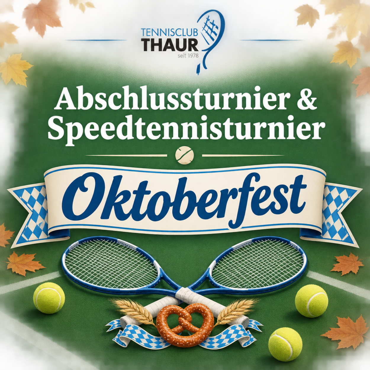 Abschlussturnier & Speedtennis Turnier mit Oktoberfest, 18.10.2026